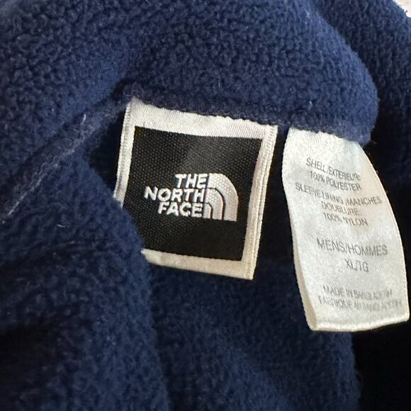 The North Face Men’s Navy Blue Zip Up Fleece Jacket, XL, Pre-owned - Picture 4 of 6